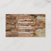 石工 名刺 (裏面)