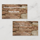 石工 名刺 (正面/裏面)