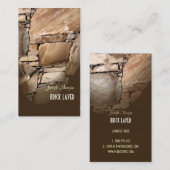 石工、石材作業員の名刺 名刺 (正面/裏面)