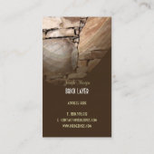 石工、石材作業員の名刺 名刺 (裏面)