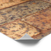 石市民3つの花崗岩乳児 ポスター (角)