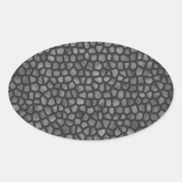 石床 楕円形シール