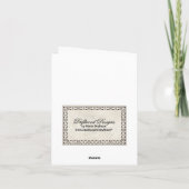 石庭の滝 カード (裏面)