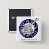 石庭ボタン 缶バッジ (正面&裏面)