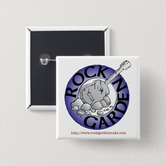 石庭ボタン 缶バッジ (正面&裏面)