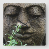 石庭花像 スクエア壁時計 (正面)