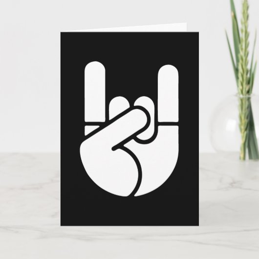 石手のステンシル カード (正面)