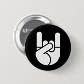 石手のステンシル 缶バッジ (正面&裏面)