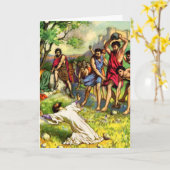 石打ちグリーティングカード カード (黄色い花)