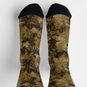 石抽象芸術 ソックス (上部)