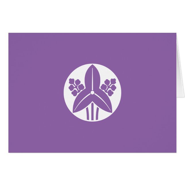 石持ち地抜き立ち沢瀉 (正面横)