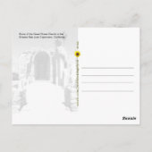 石教会の素晴らし廃墟 – ポストカード (裏面)