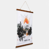 石日本の橋をノックする 吊り下げ型タペストリー (傾斜あり)