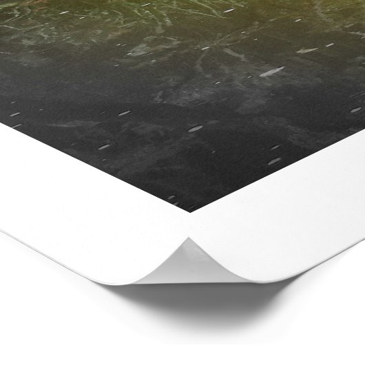 石日本の灯篭 ポスター (角)