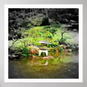 石日本の灯篭 ポスター (正面)