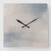 石板とタウプ抽象芸術の壁時計 スクエア壁時計 (正面)