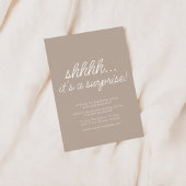 石板のサプライズ誕生日パーティーの招待 招待状