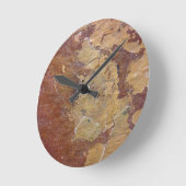 石板の一見 ラウンド壁時計 (傾斜)