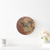 石板の一見 ラウンド壁時計 (ホーム)