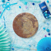 石板の石 ペーパープレート (パーティー)