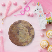 石板の石 ペーパープレート (パーティー)