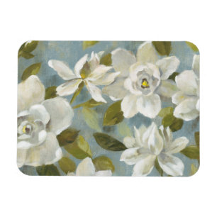 石板の青のGardenias マグネット