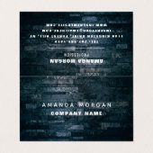 石板ウォール、モダンスタイルダブルロイヤリティ 名刺 (外部フラット)