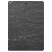 石板キラキラと背景の黒シェールテクスチャ クリップボード (裏面)