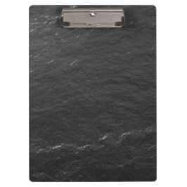 石板キラキラと背景の黒シェールテクスチャ クリップボード