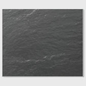 石板キラキラと背景の黒シェールテクスチャ ラッピングペーパー (フラット)