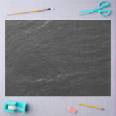 石板キラキラと背景の黒シェールテクスチャ 薄葉紙 (クラフト)