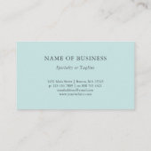 石板グレイグリーン離れリーセラピスト 名刺 (裏面)