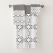 石板グレイ白と黒モダン