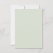石板グレイ&フォレストグリーン素朴 出欠カード (裏面)