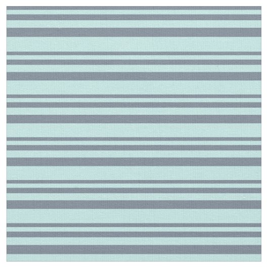 石板グレーとターコイズ色の線 ファブリック (クローズアップ)