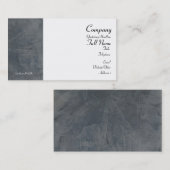 石板グレーの名刺 名刺 (正面/裏面)