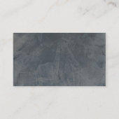 石板グレーの名刺 名刺 (裏面)