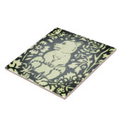 石板グレーグリーンベアーカッブフローラウッドランド自然 タイル (側面)