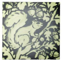 石板グレーグリーンリスアコーンウッドランド自然