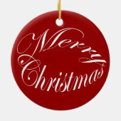 石板グレーヌサッチクリスマスソングバードオーナメント セラミックオーナメント (裏面)