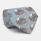 石板グレーヌサッチソンバード季節のごあいさつ ネクタイ (ロール)