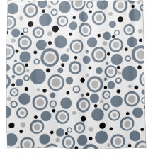 石板グレーブラック水玉模様