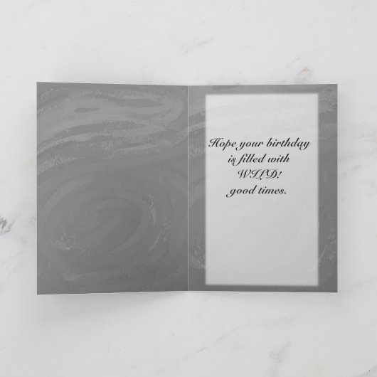 石板グレーモノグラム カード (内部)