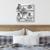 石板コテージ#29 キャンバスプリント (インサイチュ (寝室))
