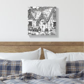 石板コテージ#45 キャンバスプリント (インサイチュ (寝室))