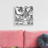 石板コテージ#48 キャンバスプリント (インサイチュ (リビング))