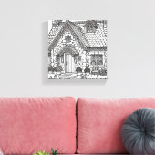 石板コテージ#49 キャンバスプリント (インサイチュ (リビング))