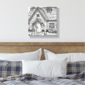 石板コテージ#49 キャンバスプリント (インサイチュ (寝室))