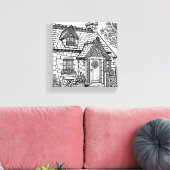 石板コテージ#50 キャンバスプリント (インサイチュ (リビング))