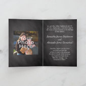 石板シャルボード結婚式招待状 招待状 (内部)